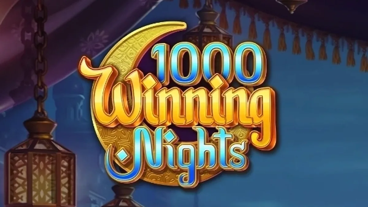 Tampilan visual slot 1000 Winning Nights dengan latar belakang malam yang indah